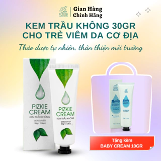 Kem Trầu Không Pizkie Cream Cho Da Bị Viêm Da Cơ Địa, Chàm Sữa Giúp Tái Tạo Da Mờ Thâm