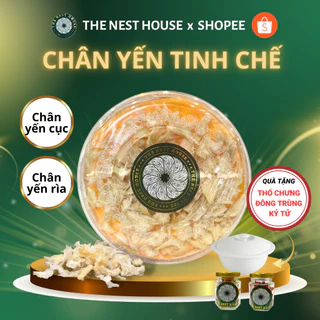 Chân tổ yến sào tinh chế rút lông nguyên chất 50-100G The Nest House