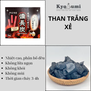 Than trắng Binchotan không khói - size S xẻ (5kg/ thùng)