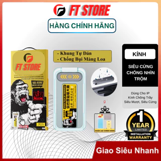 [GIAO HỎA TỐC] Kính Cường lực KingKog tự dán Chống bụi màng loa Chống vân tay WTP-034 WTP-057 Chính hãng