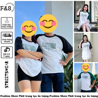 Áo thun tay lỡ unisex ZENSTUDIO - Áo phông F&S nam nữ form rộng cho cặp đôi phong cách hàn quốc, gia đình, bạn thân