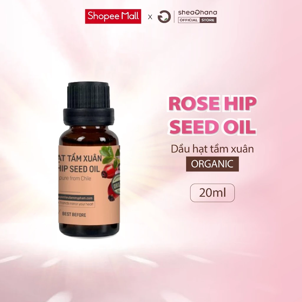 Dầu hạt tầm xuân ORGANIC (Rose hip seed oil) 20ml