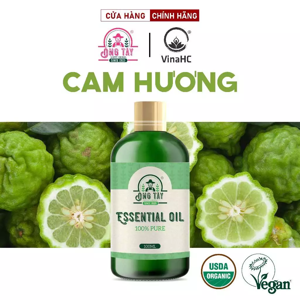 Tinh dầu hữu cơ Organic Cam Hương ÔNG TÂY 100ml