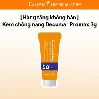 [Hàng tặng không bán] Kem chống nắng ngừa mụn Decumar Promax 7g - DPS02