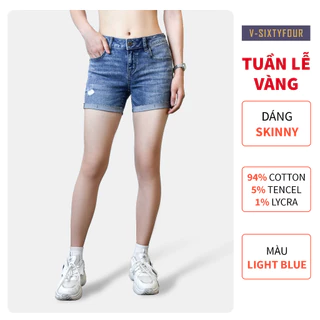 Quần Short Jeans Nữ Dáng Ôm - 124WD2101F1950