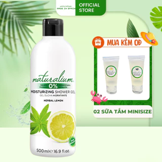 Sữa tắm dưỡng ẩm NATURALIUM 500ml chiết xuất thiên nhiên giúp chống lão hóa và loại bỏ tế bào chết -sp1