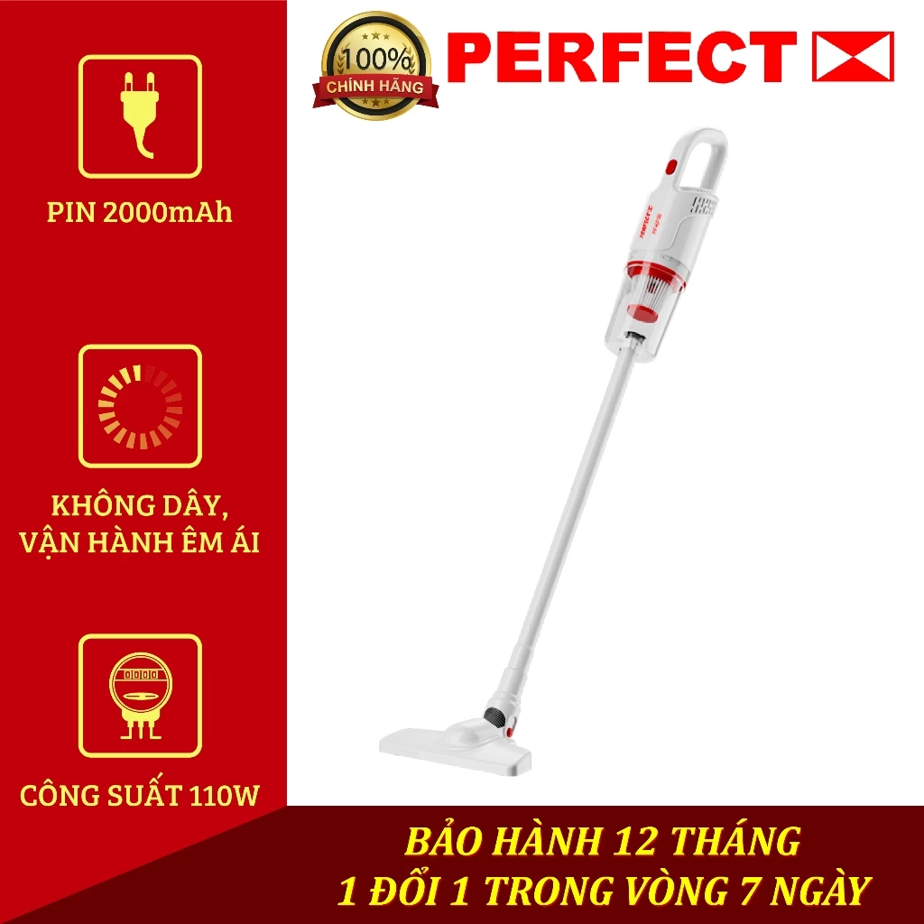 MÁY HÚT BỤI CẦM TAY KHÔNG DÂY PERFECT PF-KP98