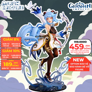 Mô Hình, Figure Genshin Impact Ganyu Cầm Cung Anime, Game - Full Box Trùm Figure