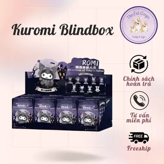 (1 hộp) Blindbox hộp mù mô hình nhân vật Kuromi