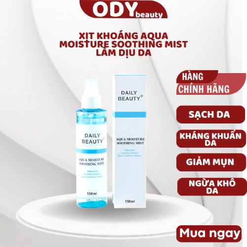 Xịt Khoáng Aqua Moisture Soothing Mist Làm Dịu Da, Cân Bằng Độ PH Và Ngăn Ngừa Khô Da