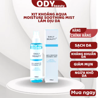 Xịt Khoáng Aqua Moisture Soothing Mist Làm Dịu Da, Cân Bằng Độ PH Và Ngăn Ngừa Khô Da