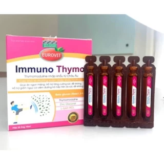 Ống Uống Immuno Thymo Giúp Bé Ăn Ngon Miệng Hỗ Trợ Tăng Cường Sức Đề Kháng Hộp 20 Ống