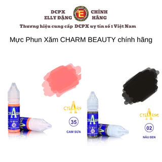 Mực phun môi Charm Tông mực phun môi, mực bong đậm hữu cơ Charm , Mực charm của Đức đầy đủ tông màu Chính Hãng