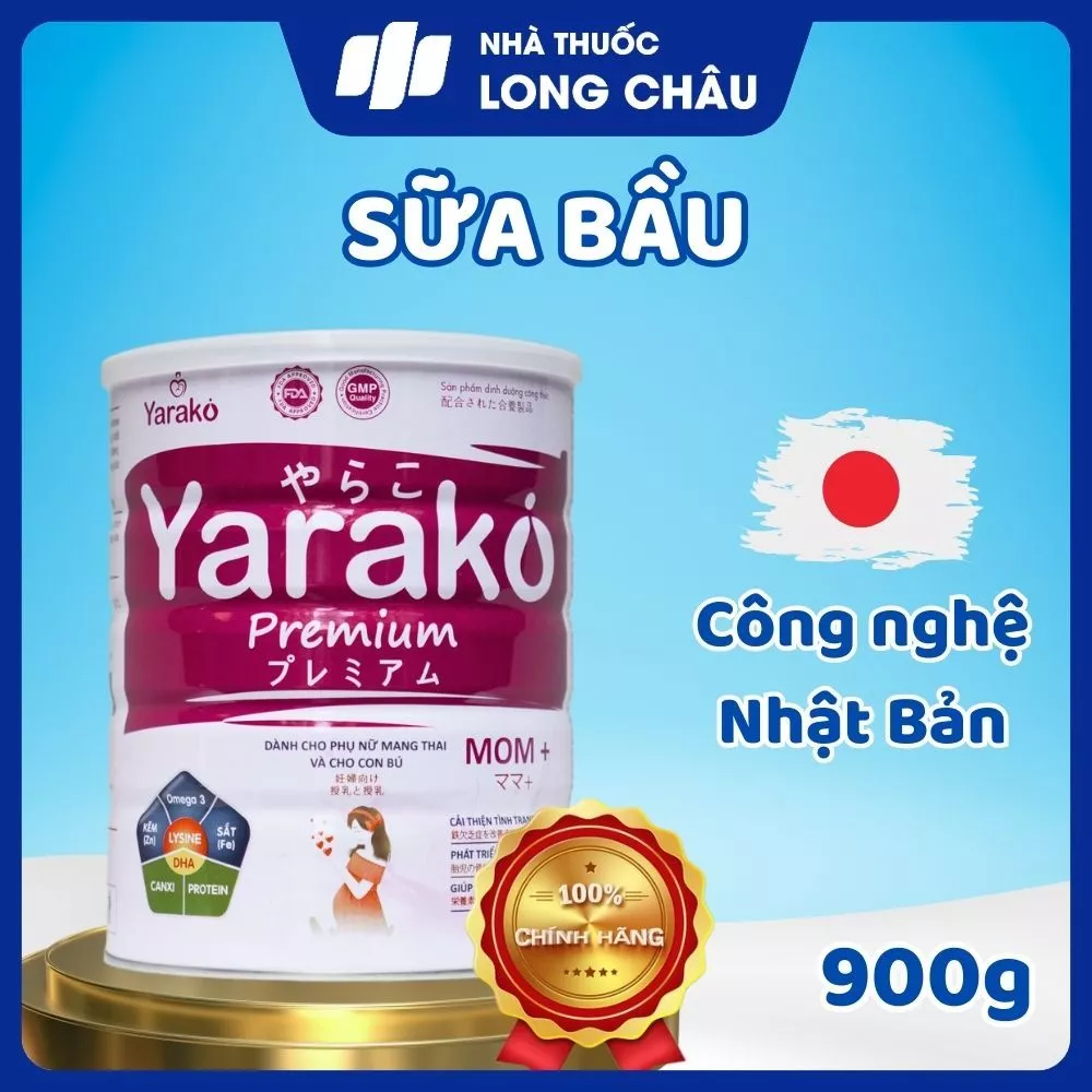 Sữa Bầu Yarako Premium Mom+ Sữa Cho Bà Bầu Sữa Cho Phụ Nữ Sau Sinh Yaroko Premium Mom+ 400g/900g