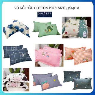 Vỏ Gối Nằm Cotton Poly kích thước 45x65cm, k xù lông k phai màu, màu sắc nét nhiều mẫu cực đẹp. 1 ĐÔI