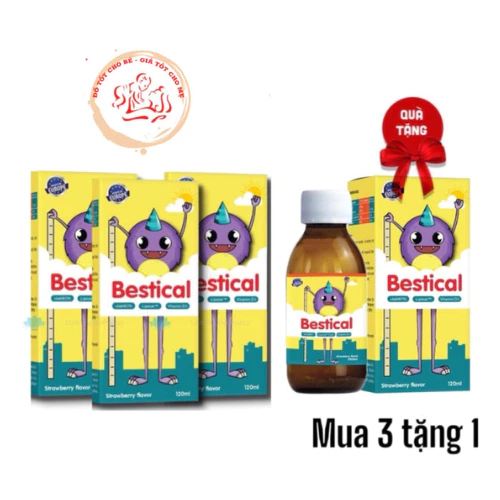 Bestical bổ sung canxi và vitamin d3k2 giúp tăng chiều cao vượt trội cho bé date mơi + quà