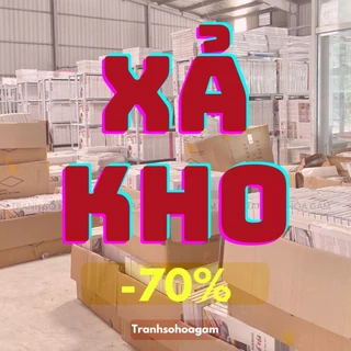 Tranh Tô Màu Số Hoá Kèm Khung Căng Sẵn GAM Mẫu Sale Thanh Lý Xả Kho Tổng Hợp Có Sẵn Part 2