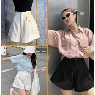 Quần Đùi Bigsize Nữ Dáng Short Ngắn Lưng Thun Eo Cao TOTOSA H0012