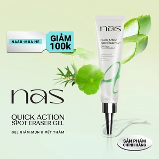 Gel giảm mụn Nas giảm mụn, mờ thâm, ngăn hình thành mụn mới ,dưỡng trắng tái tạo làn da mụn