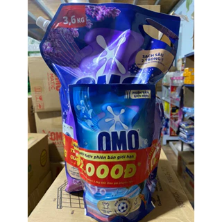 Omo matic nước cửa trước 3,6L(tặng 400ml)