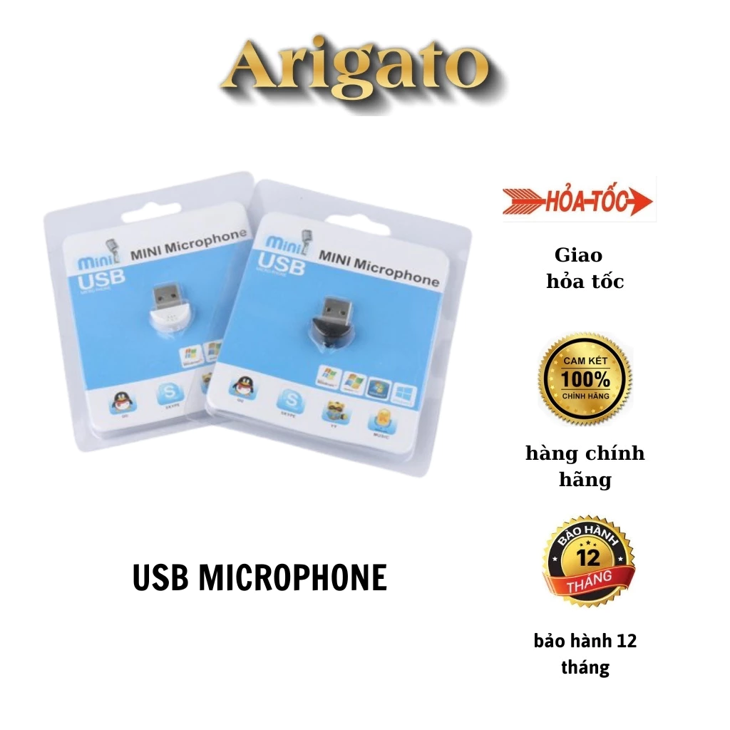 Micro USB ghi giọng nói cho máy tính laptop nhỏ tiện dụng Mini Micro Phone cổng USB 2.0 siêu nhỏ cho LapTop Máy Tính