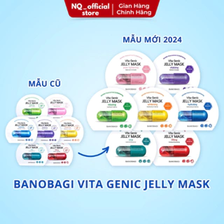 [HỘP 10 MIẾNG] Mặt Nạ Giấy Cấp Ẩm Dưỡng Da BANOBAGI VITA GENIC JELLY MASK 30ml x 10