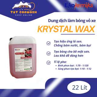 [22L] EKOKEMIKA KRYSTAL WASH - Dung dịch làm bóng vỏ xe Krystal Wash