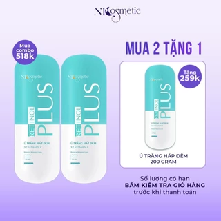 Combo 2 Kem Ủ Trắng Tặng 1 Ủ Trắng Retinol Kích Trắng, Nâng Tone, Trắng Da, Làm Đẹp, Mờ Thâm Sạm