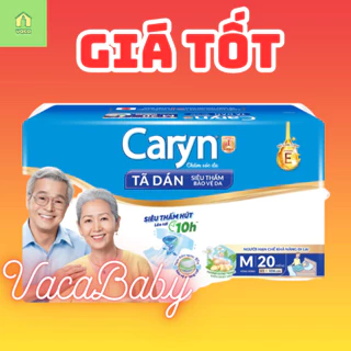 TÃ BỈM DÁN CARYN NGƯỜI GIÀ NGƯỜI LỚN SIZE M20 MIẾNG