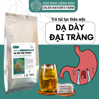 Trà dạ dày đại tràng, chống trào ngược, đầy hơi, ợ chua, ức chế vi khuẩn HP - CALEN NATURE FARM