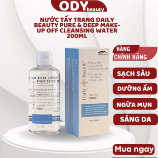 Nước Tẩy Trang 5 Trong 1 Daily Beauty Sạch Sâu Bụi Bẩn và lớp makeup giúp da mềm mịn giảm dầu , giảm mụn.