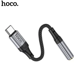 Jack chuyển tai nghe Hoco LS36 chân Type C sang 3.5mm, chuyển tín hiệu âm thanh, độ dài 12cm ngắn gọn, âm thanh hay