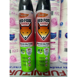 #bình xịt côn trùng RedFoxx 600ml hương chanh , diệt mọi côn trùng hiệu quả
