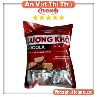 [Tuyển sỉ] Lương Khô FuCuCo Mix Vị Socola - 01 túi 400g 26 miếng hàng Việt Nam