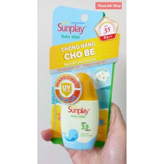 Sữa chống nắng cho bé và da nhạy cảm Sunplay Baby Mild SPF35+, PA++