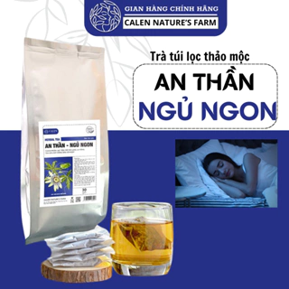 Trà An Thần, Ngủ Ngon cải thiện chứng mất ngủ, khó ngủ, ngủ không sâu giấc Calen Herbal Tea