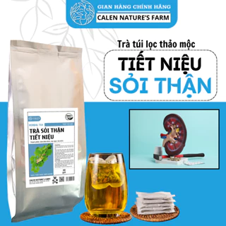 [Tán sỏi] Trà tán sỏi thận Calen Nature's Farm hỗ trợ bào mòn sỏi, bài tiết sạch thành ống niệu đạo bịch 30 gói lọc