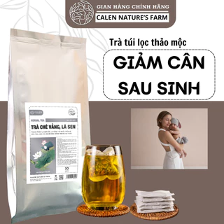 [Giảm cân bỉm sữa] Trà vằng lá sen ích sữa giảm mỡ toàn bộ cơ thể sau sinh, nhanh chóng lấy lại vóc dáng sau 1 tháng