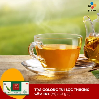 [Lô mới] Trà Oolong Túi Lọc Cầu Tre - Hộp 50g (25 gói) - Thưởng thức & Pha chế (Trà túi lọc ô long/ olong)