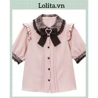 Áo sơ mi lolita Nhật Bản xinh xắn (Kèm ảnh thật)