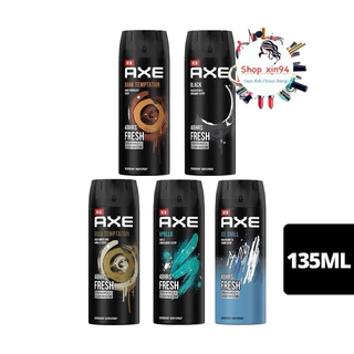 [Chính Hãng Công Ty] Xịt Khử Mùi Toàn Thân AXE Ngăn Mùi Nam 135ml/Dete Mới