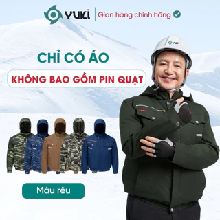 Áo lẻ điều hòa chính hãng Nhật Bản YUKI PREMIUM (không gồm Pin và Quạt, Size S - XXL, 7 màu)