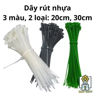 Bịch Dây Rút Nhựa 20cm 30cm(80-100 cái): Phụ Kiện Không Thể Thiếu