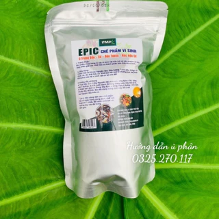 Men Vi sinh Epic PMP 100g Ủ Phân Hữu Cơ Từ Đậu Nành, Trứng, Chuối, Cá, Rác Thải Hữu Cơ