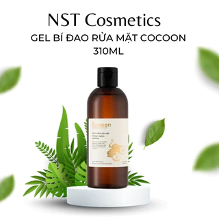 Gel bí đao rửa mặt Cocoon, sữa rửa mặt giảm dầu và mụn 310ml thuần chay cho mọi loại da