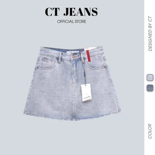 Quần giả váy - Quần váy jean chữ A túi hộp cá tính CP30, CT JEANS