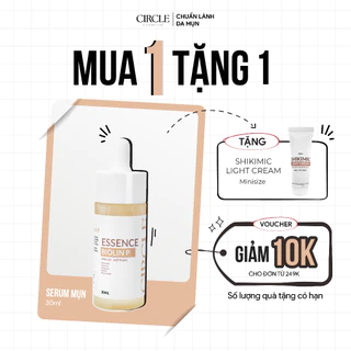 Serum dưỡng dành cho da mụn Prebiotic thực vật tự nhiên tinh chất hỗ trợ giảm mụn, mờ thâm mụn ACNE SERUM CIRCLE 30ML