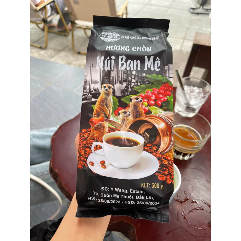 Cafe hương chồn Núi Ban Mê, cafe pha phin hương chồn NÚI BAN MÊ