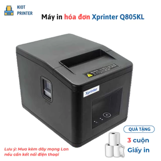 [HỎA TỐC] Máy in hóa đơn, in bếp, in chế biến, in live stream Xprinter Q805KL