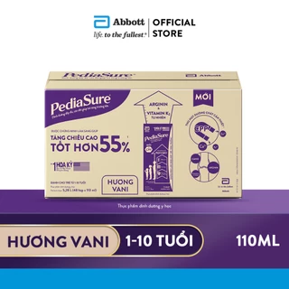 Thùng 48 Hộp Sữa nước Pediasure Vani 110ml/hộp